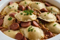 Crockpot Pierogi Casserole with Kielbasa A Comforting, Hearty Dish