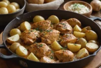 Garlic Butter Chicken & Potatoes A Hearty, Comforting Classic