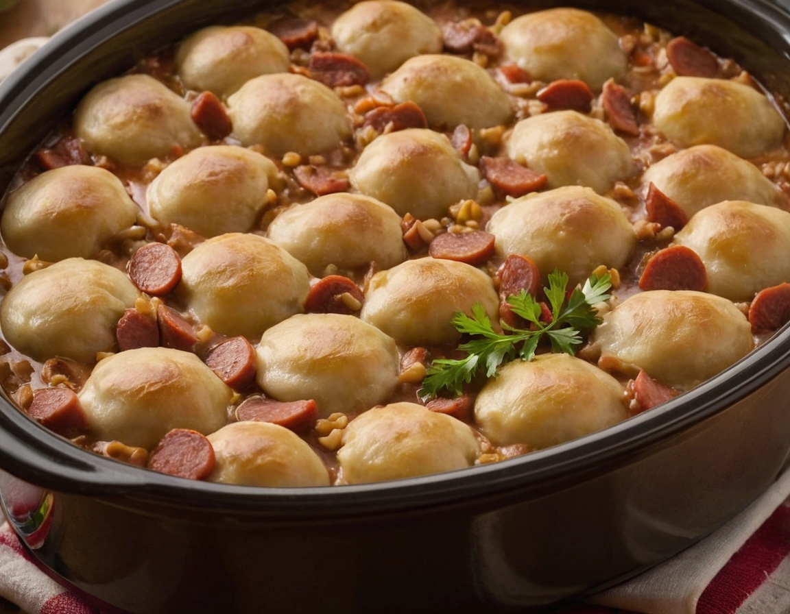 Step-by-Step Guide Preparing Crockpot Pierogi Casserole with Kielbasa